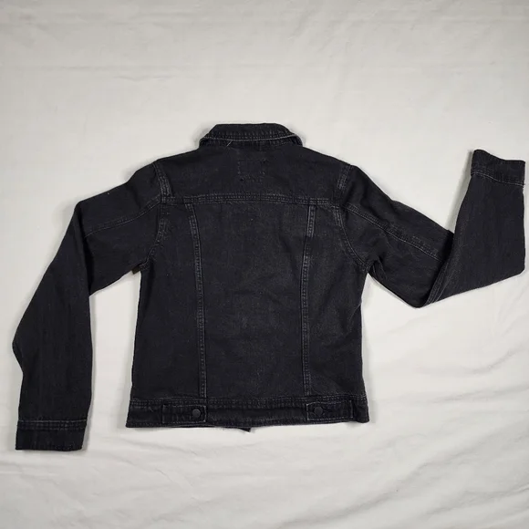 Universal Thread Freeborn Denim Jacket, Black, Small - Picture 2 of 9